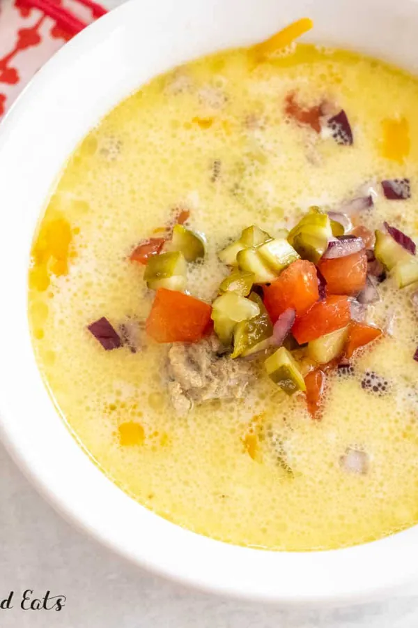 Keto Cheeseburger Soup
