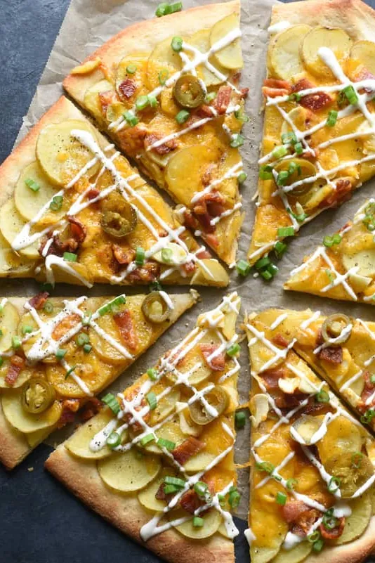 Loaded Baked Potato Pizza Recipe