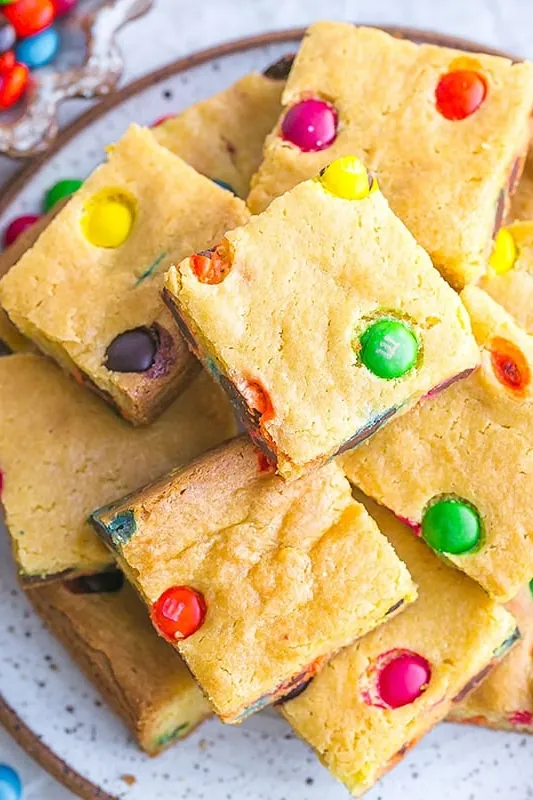 M&M Cookie Bar Recipe