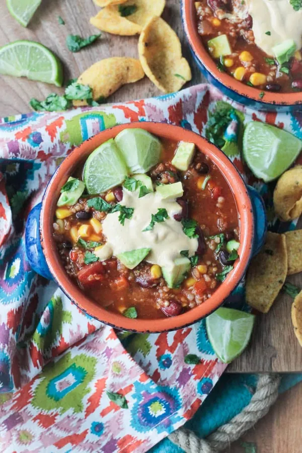 Meatless Taco Chili
