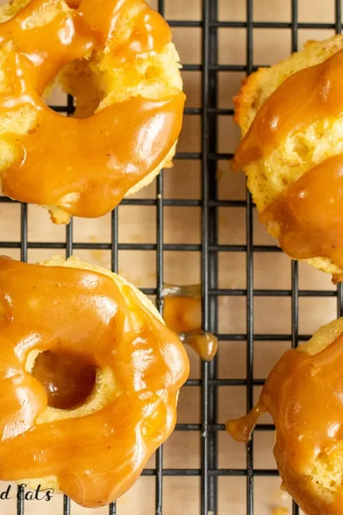 Mini Brown Butter Caramel Donuts