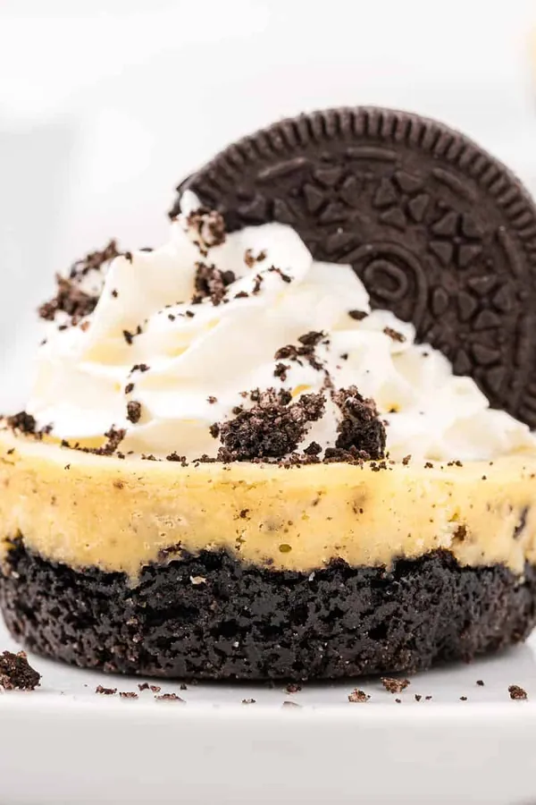 Mini Cookies and Cream Cheesecake Bites