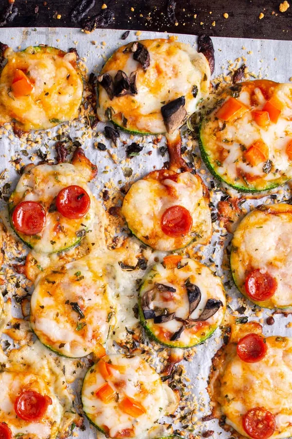 Mini Zucchini Pizzas