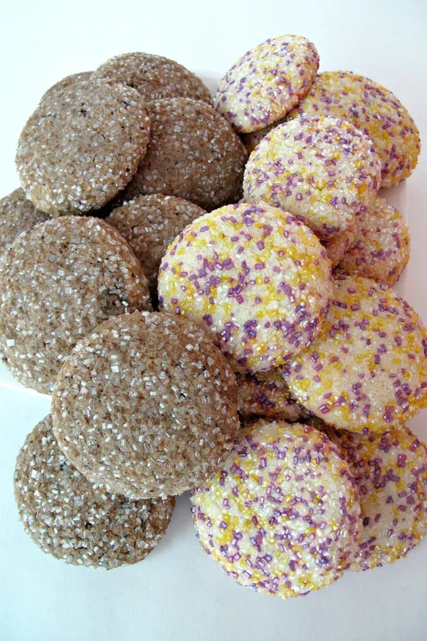 Mocha Sugar Cookies and Lavender Lemon Sugar Cookies