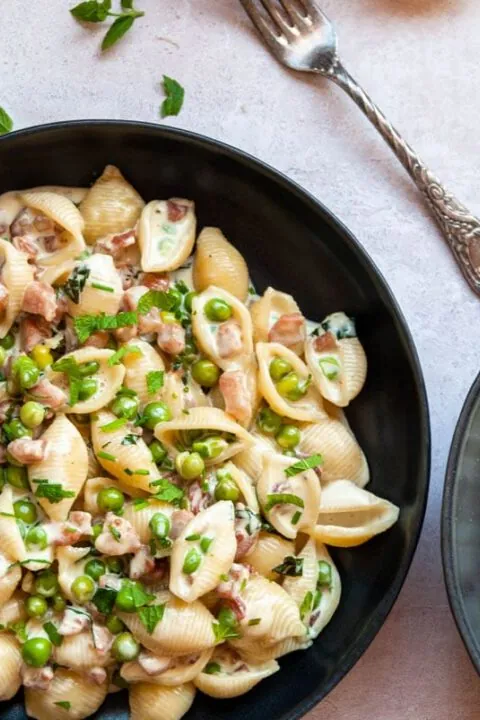 Pea and Pancetta Pasta