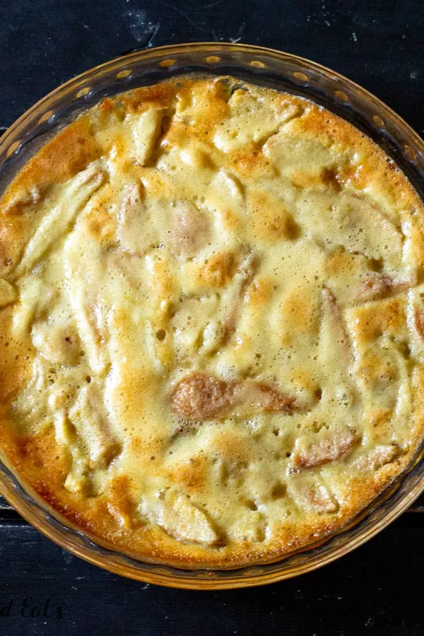 Pear Custard Pie