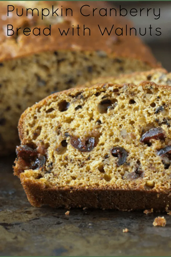 Pumpkin Cranberry Bread