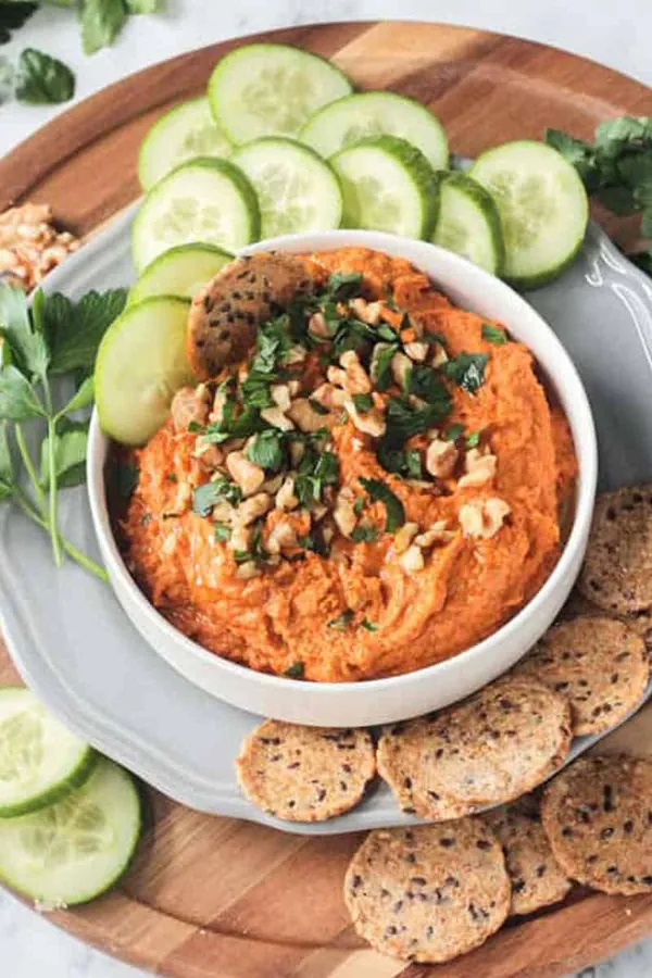 Roasted Carrot and Navy Bean Hummus
