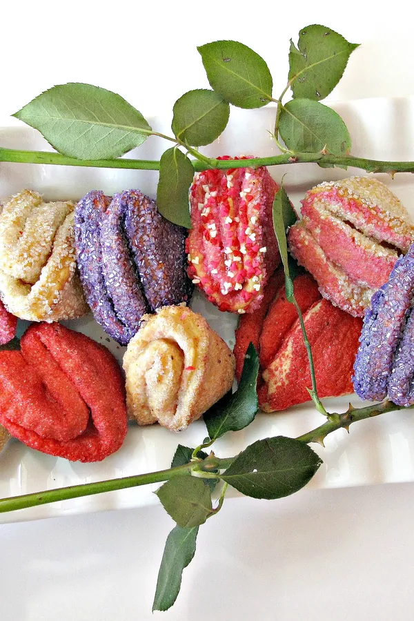 Rose Bud Butter Cookies
