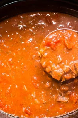 Slow Cooker Beef Enchilada Chili