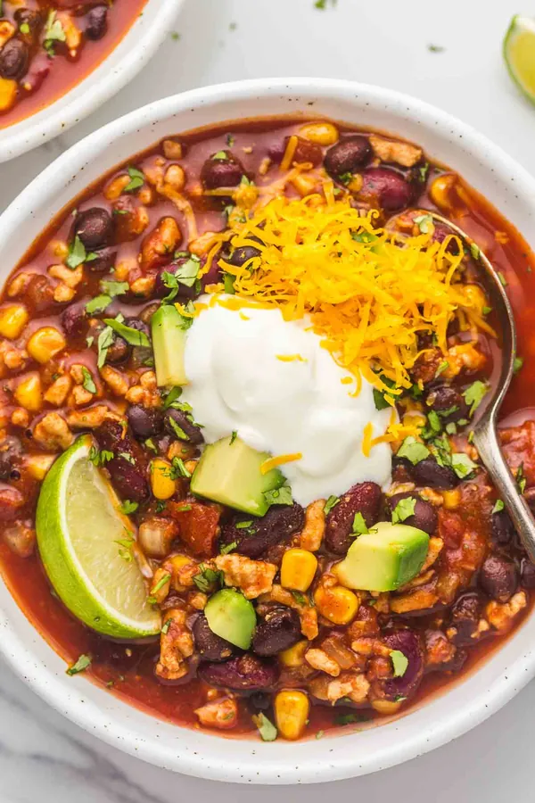 Slow Cooker Turkey Chili