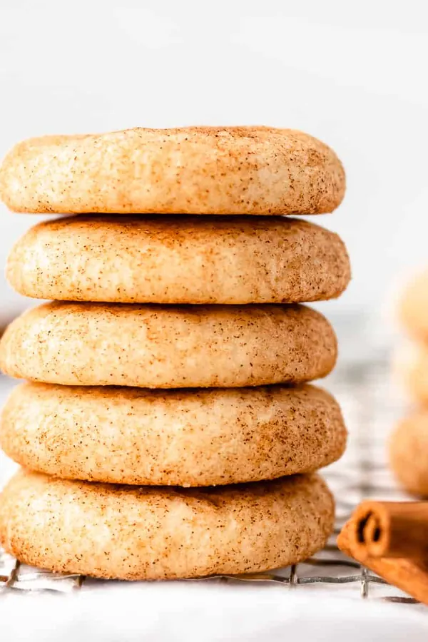 Soft Baked Snickerdoodle Cookies