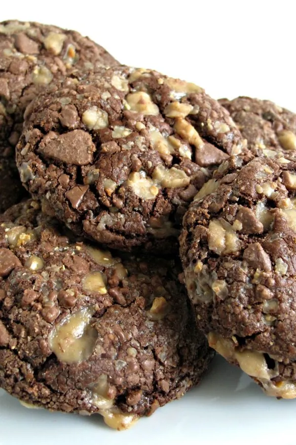 Soft Chocolate-Toffee Cookies