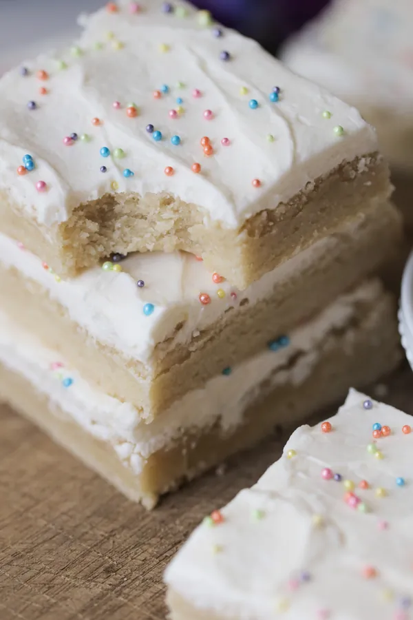 Sourdough Sugar Cookie Bars