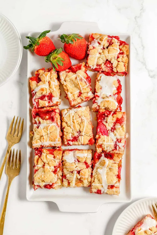 Strawberry Rhubarb Bars