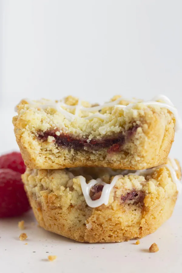 Super Easy Raspberry Crumble Cookies Recipe