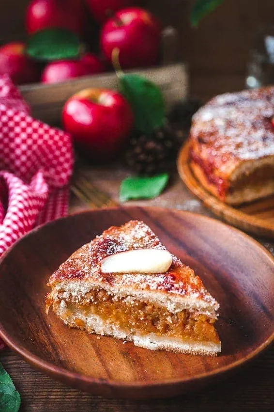 Vegan apple pie