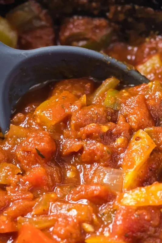 Vegetarian Slow Cooker Spaghetti Sauce