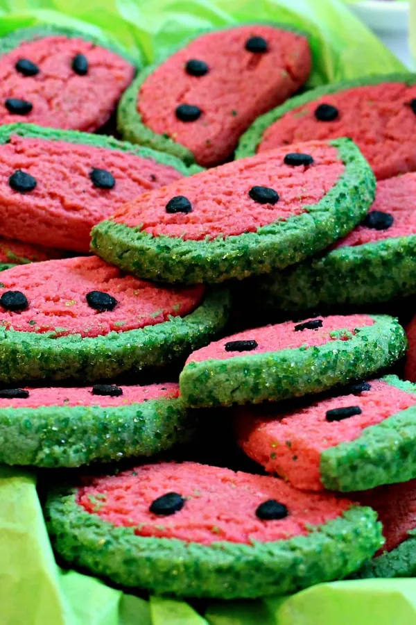 Watermelon Sugar Cookies