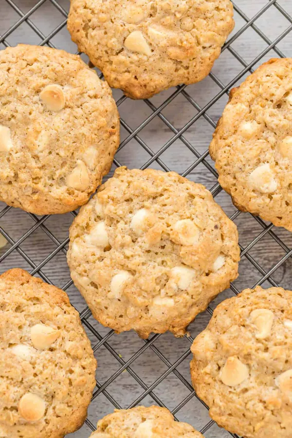 White Chocolate Oatmeal Cookies