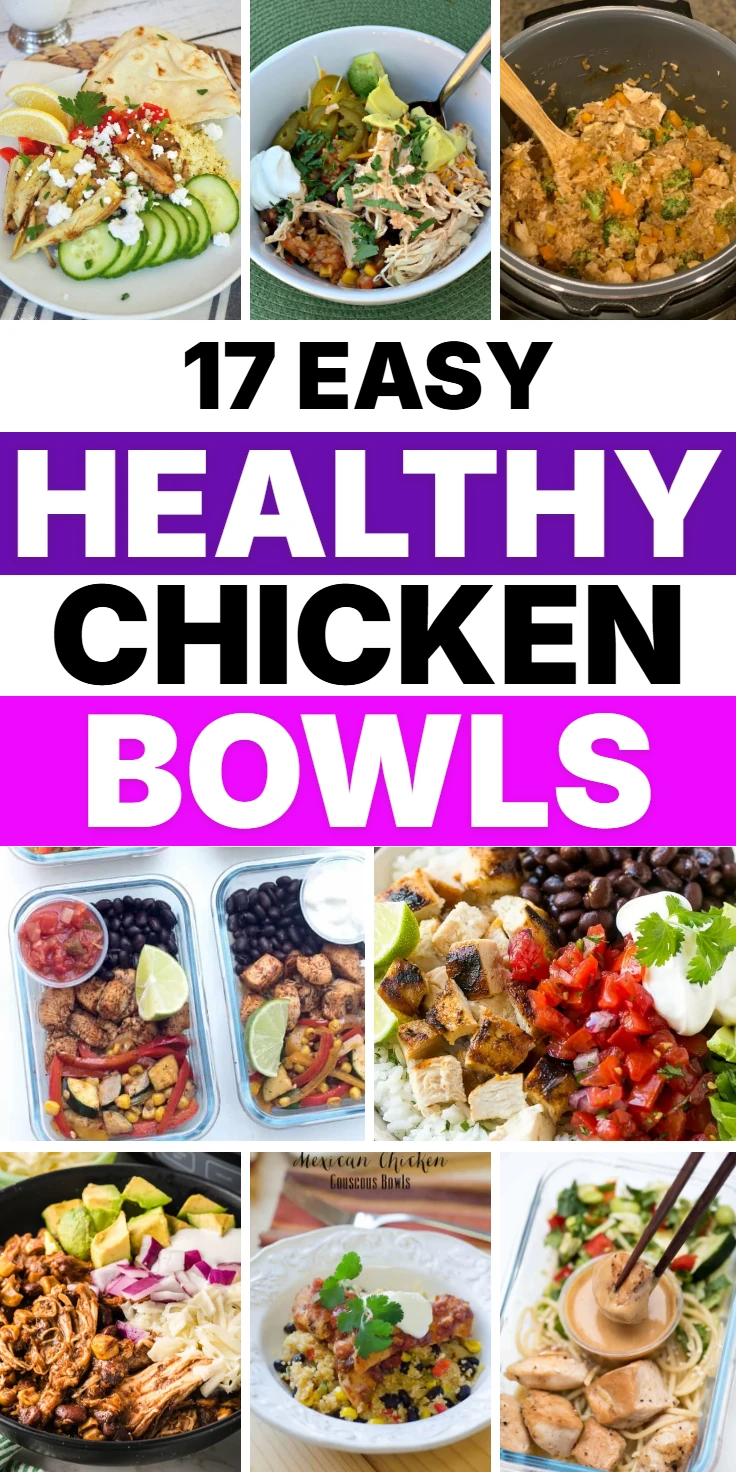 Healthy Chicken Bowls