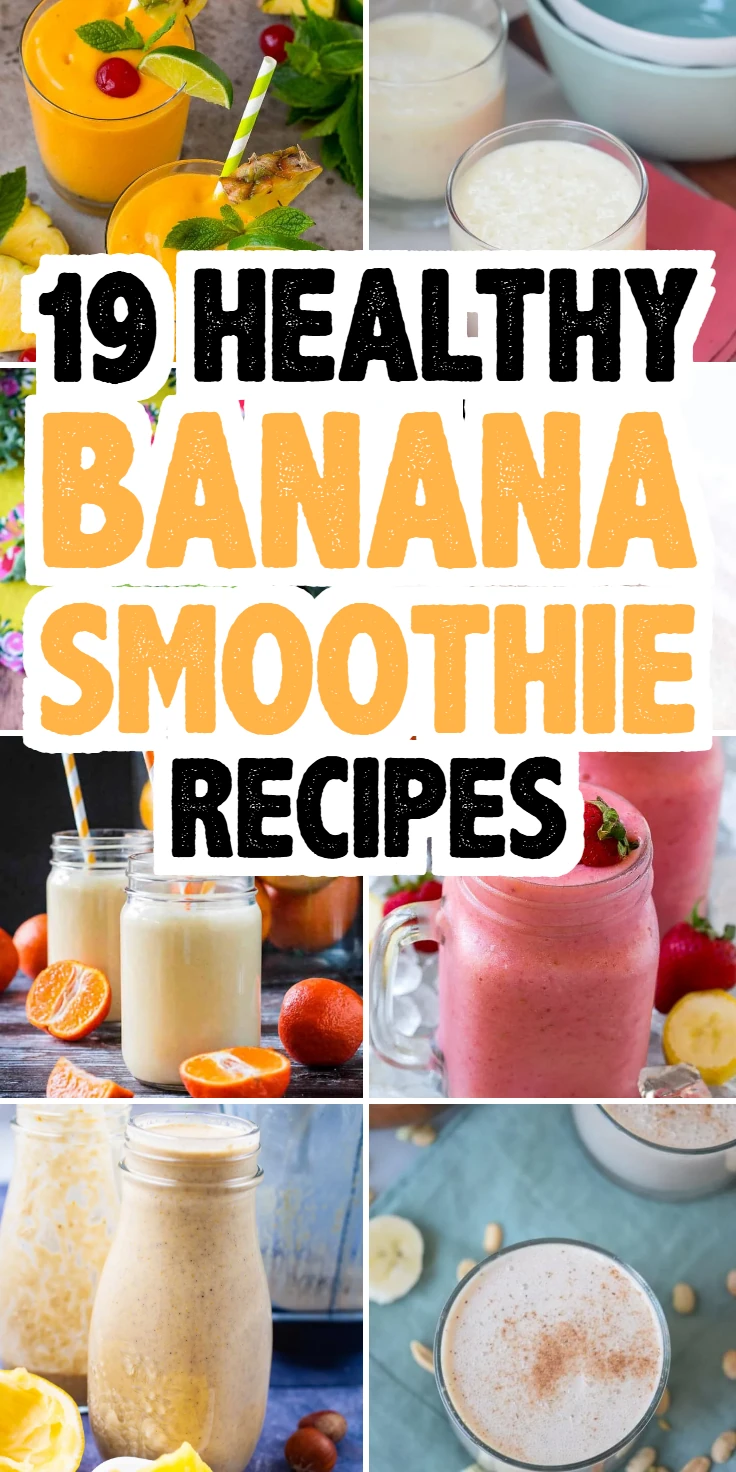 Healthy Banana Smoothie Recipes
