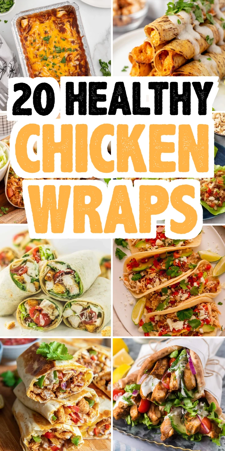 Healthy Chicken Wraps