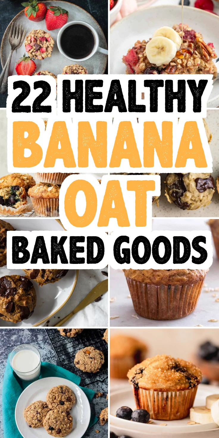 Healthy Banana Oat Baked Goods
