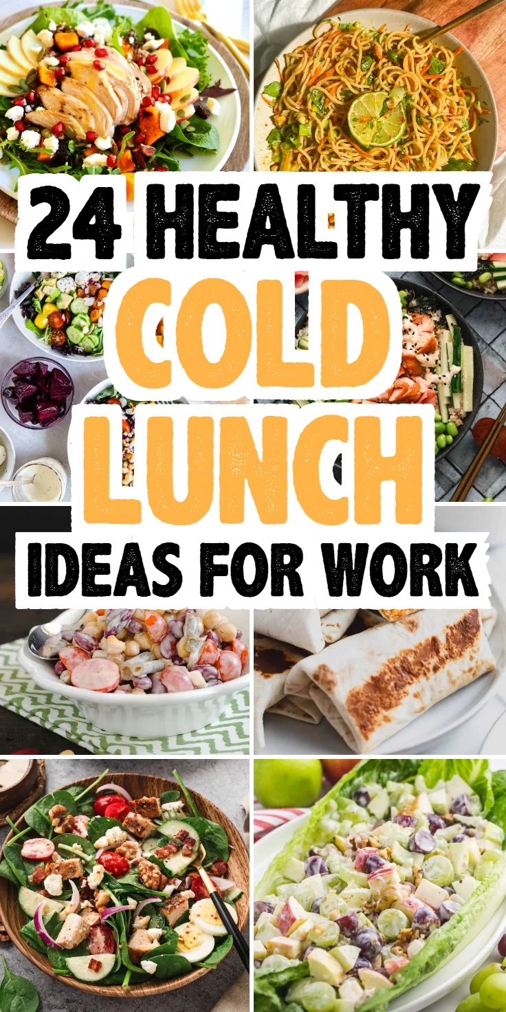 Healthy Cold Lunch Ideas for Work