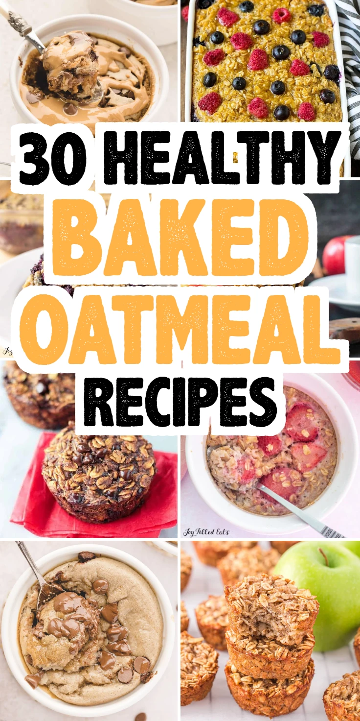 Healthy Baked Oatmeal Recipes