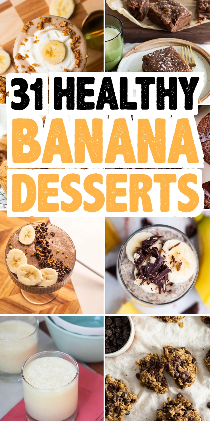 Healthy Banana Desserts