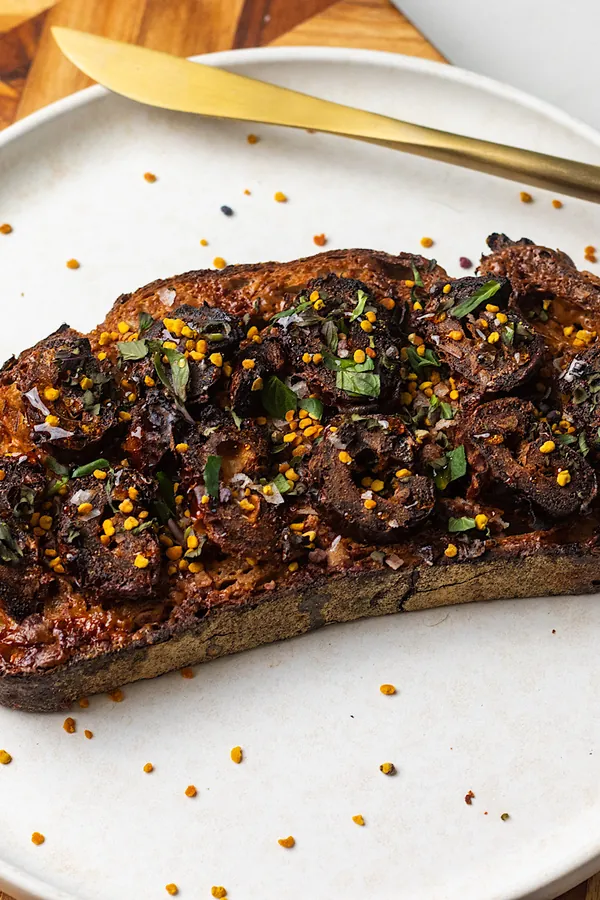 Air Fried Hot Honey Date Toast