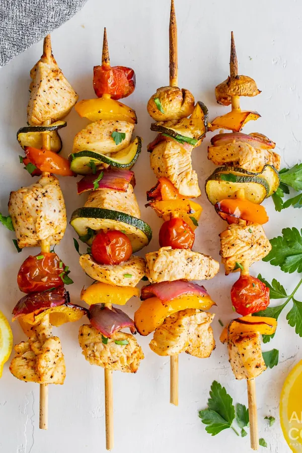 Air Fryer Chicken Kabobs