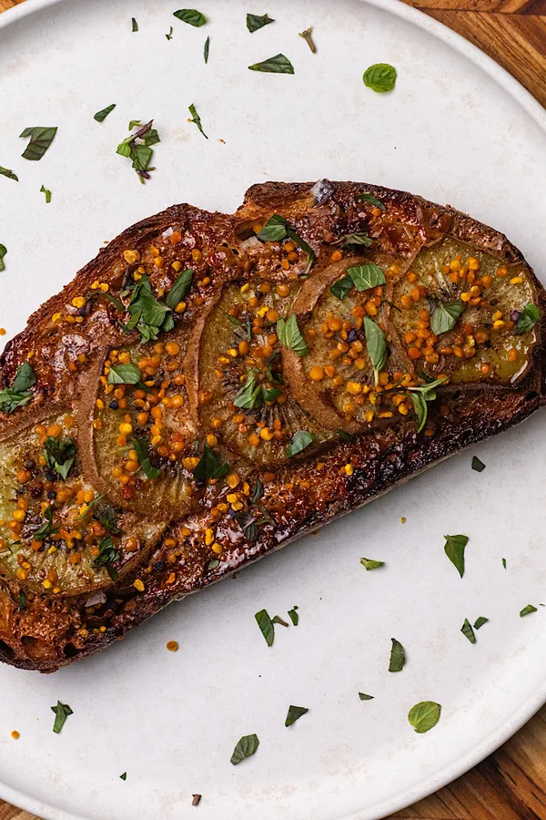 Air Fryer Honey Kiwi Toast