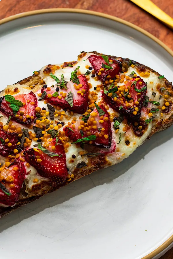 Air Fryer Strawberry Cottage Cheese