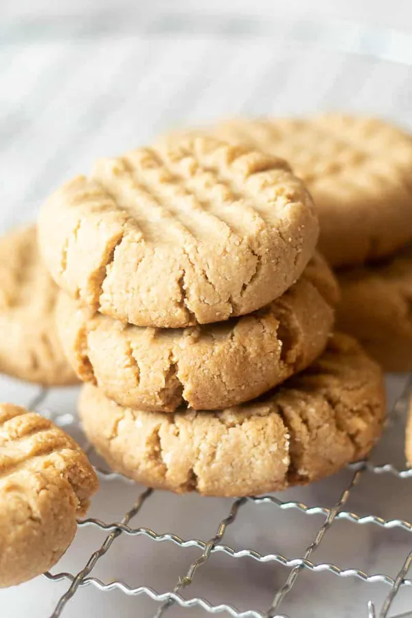 Almond Flour Peanut Butter Cookies (Vegan + Keto Option!)