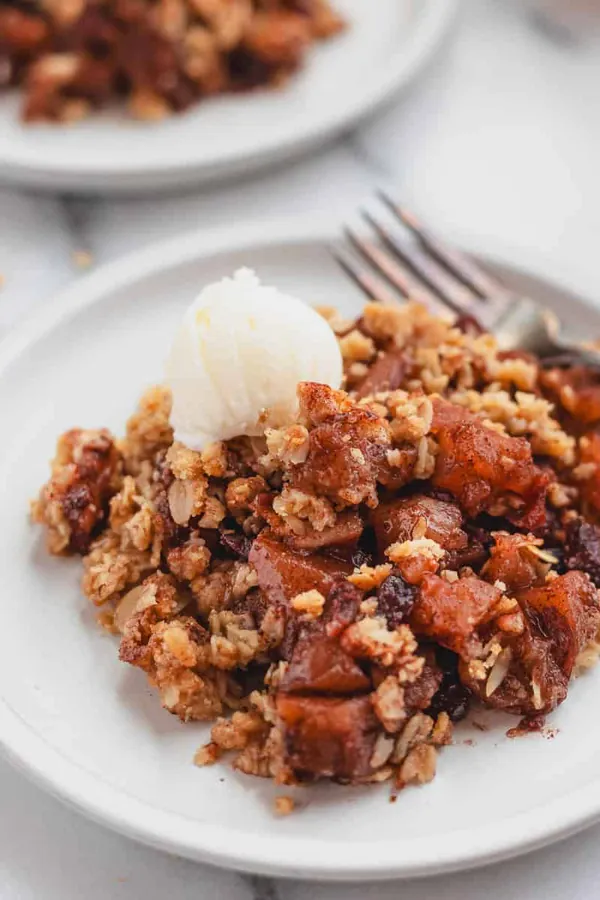 Apple Cranberry Crisp