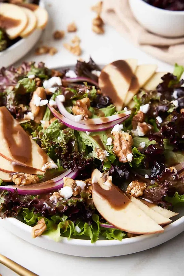 Apple Walnut Salad with Balsamic Vinaigrette