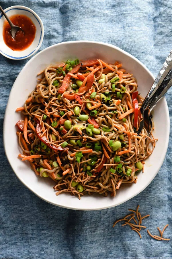 Asian Noodle Salad Recipe (Easy Meal Prep!)