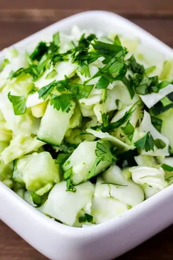 Avocado Cabbage Slaw