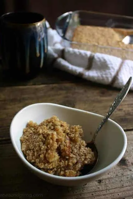 Baked Banana Oatmeal