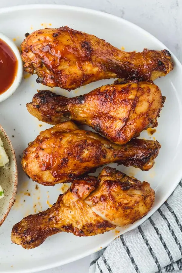 Baked BBQ Chicken Drumsticks Legs Recipe