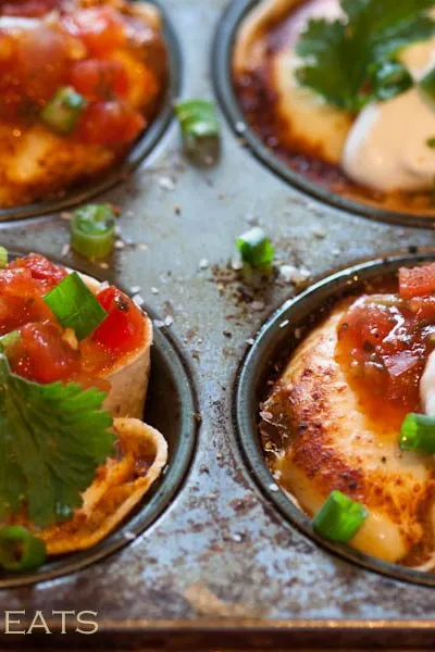 Baked Mexican Egg Cups