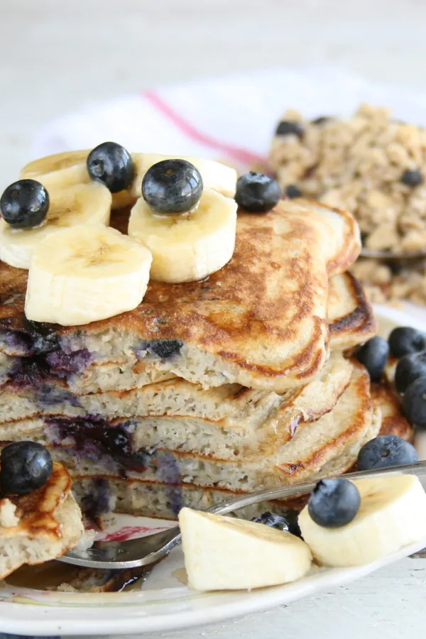 Banana-Blueberry Pancakes