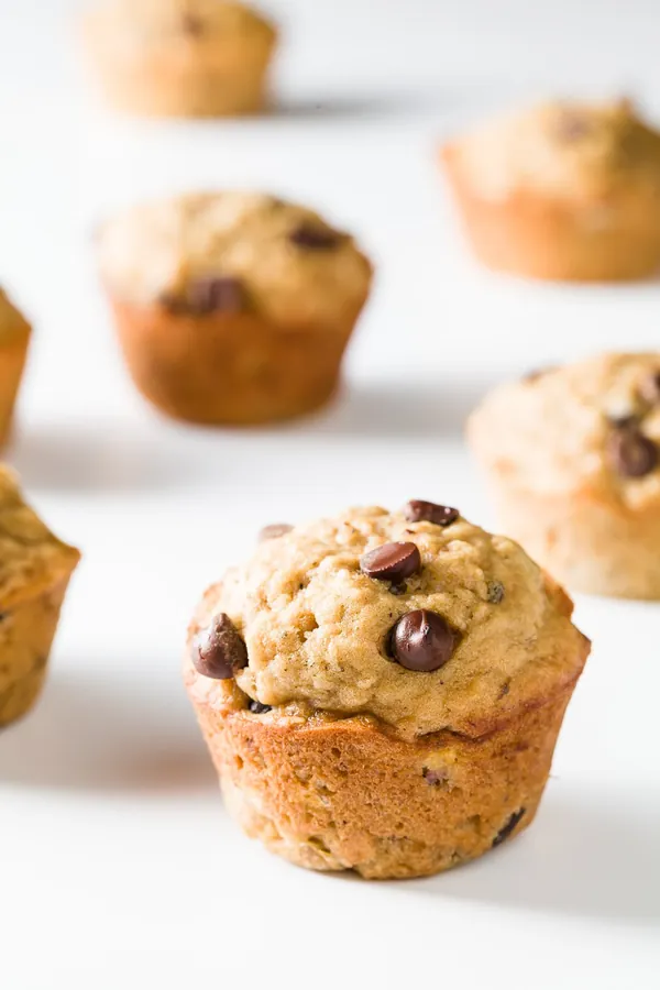 Banana Oatmeal Chocolate Chip Muffins