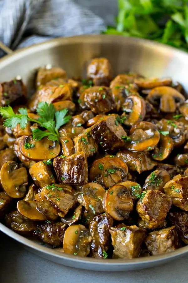 Beef Tips with Mushroom Gravy