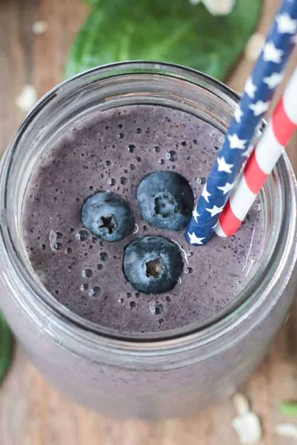 Blueberry Oatmeal Smoothie