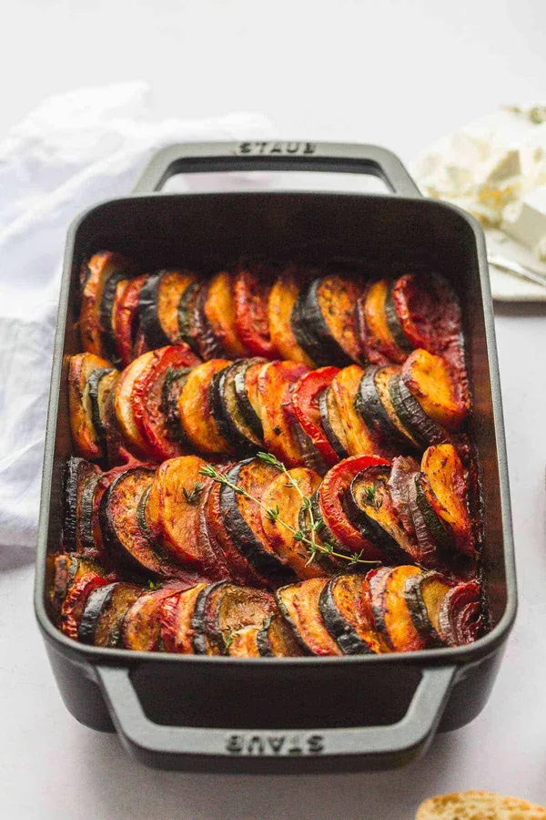Briam Greek roasted vegetables