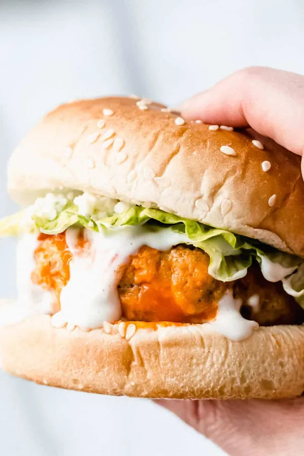 Buffalo Chicken Burgers