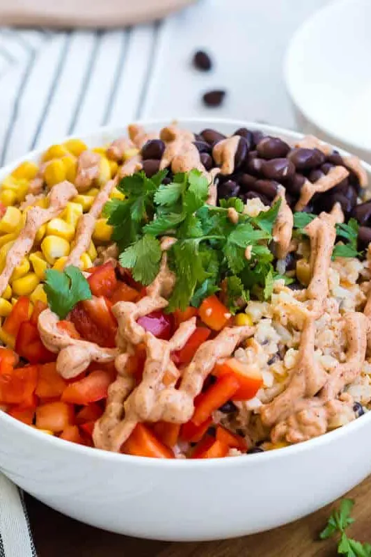 Cauliflower Rice Enchilada Bowl